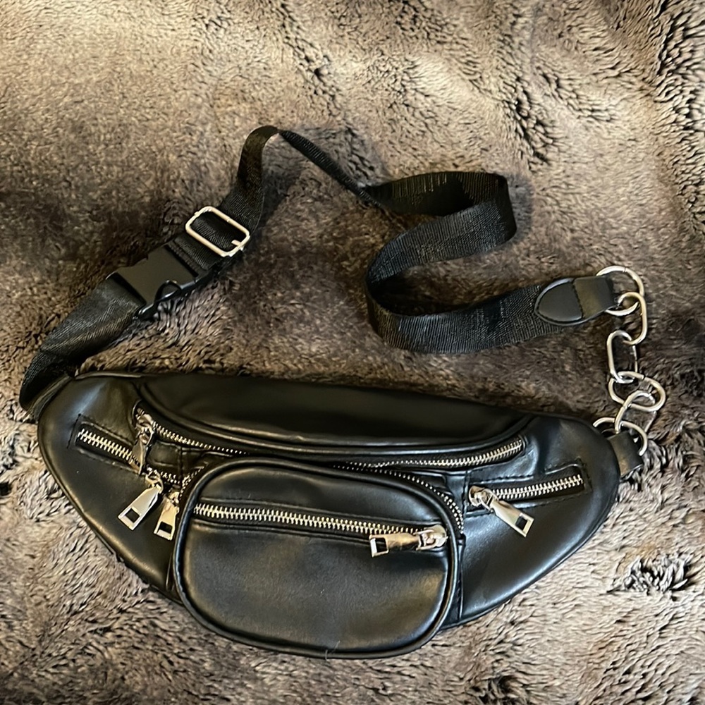 Missguided leather belt bag